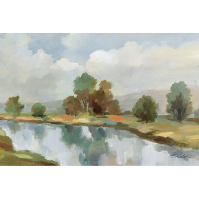 «Liebal River and Clouds» par Silvia Vassileva, reproduction