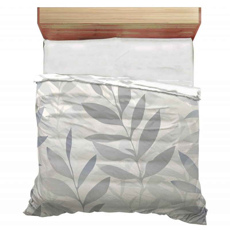 Trendy Floral Plush Microfiber / Polyester Comforter, Twin Extra Long Comforter
