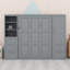 Lit escamotable mural Murphy avec placard intégré, tiroirs et tablettes-1523647631