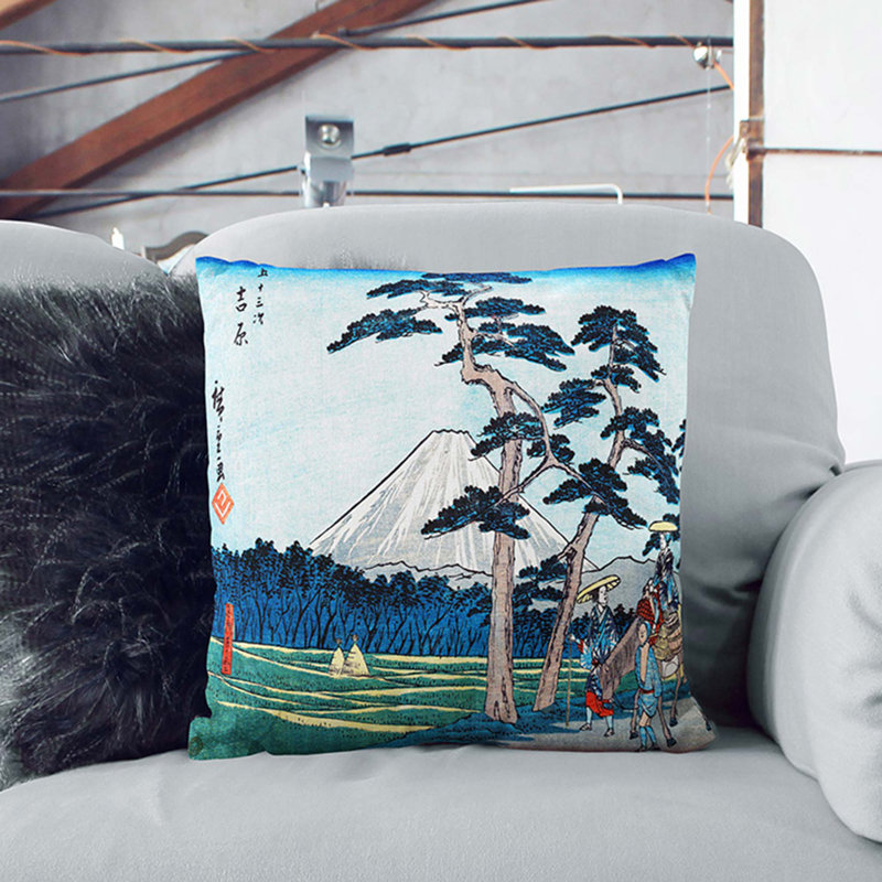 Square Throw Cushion, 40cm H x 40cm W x 15cm D
