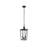 2 Light 19.5” Black Outdoor Hanging Lantern