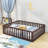 Freta Wood Bed Frame-37992122-37992120