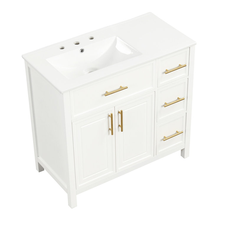Meuble-lavabo 36 po avec comptoir d'évier