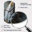Or Boho Chic Feathers V - Glam Feather asymétrique horloge murale en métal, horloge murale moderne-105570019