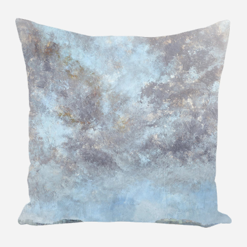 Linen Throw Pillow, 19" x 19"