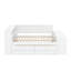 Lit de jour avec tablettes de rangement, tiroirs, lit gigogne-321961404