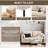 57.9" Velvet Loveseat Sofa,Upholstered Loveseat Couch With 2 Extra Soft Cushions & Convenient Side Storage,Comfortable And Stylish Two-Seater,Modern Sofa For Apartments, Studios, Offices & Small Spaces-499682889