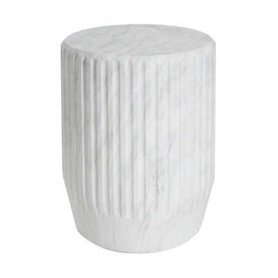 Outdoor Cicci Carved Side Table