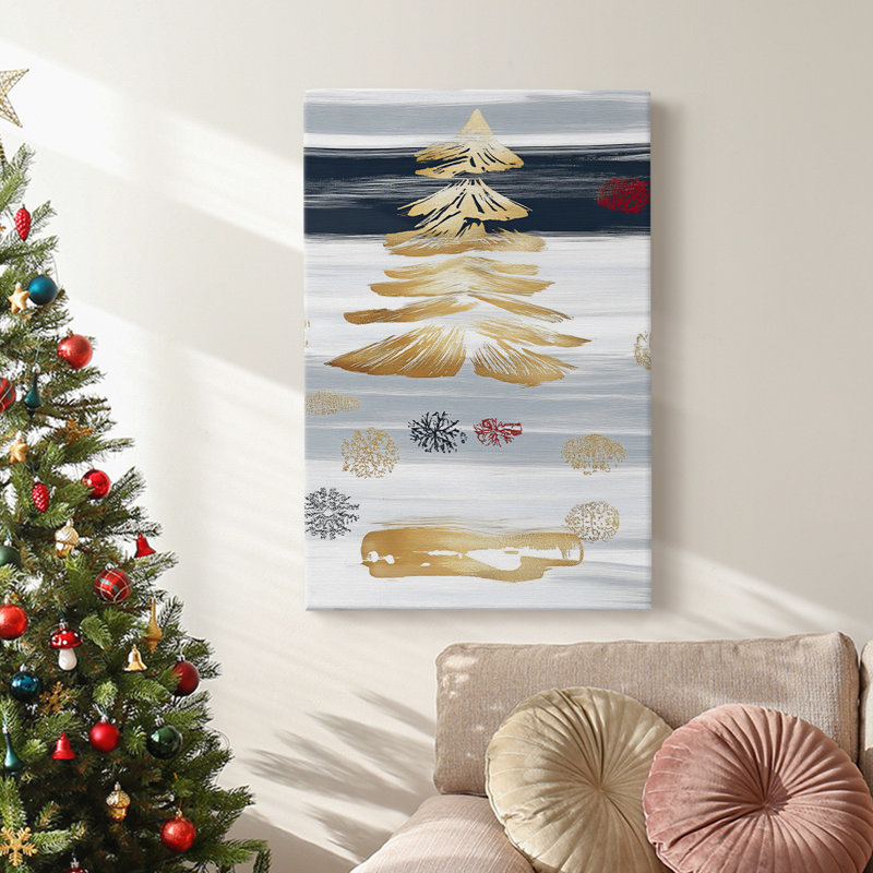 Art des Fêtes de Noël - Toile tendue avec châssis CLVI, H 24 po x l 16 po