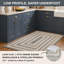 Tapis réversible haut de gamme en jute tressé Birch, couleur ivoire/gris-909699494