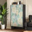 Armoire de rangement à motif floral