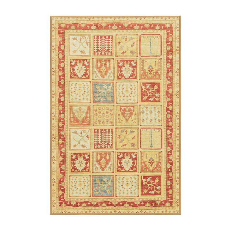 Abstract Indoor Rug, Rectangle 7' x 10'