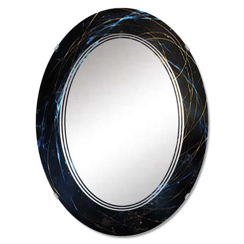 Miroir mural Space Space Orbiting A Black Hole II, 36 po x 24 po