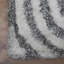 TAPIS EN POLYESTER ÉCOLOGIQUE TUFFÉ À LA MAIN, gris blanc, motif géométrique-1938353453