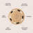 Adwin Geometric Jute Circle Natural/Cream/Black Rug-1629590800
