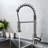 Single Handle High Arc Pull Out Kitchen Faucet With Sprayer-105806208