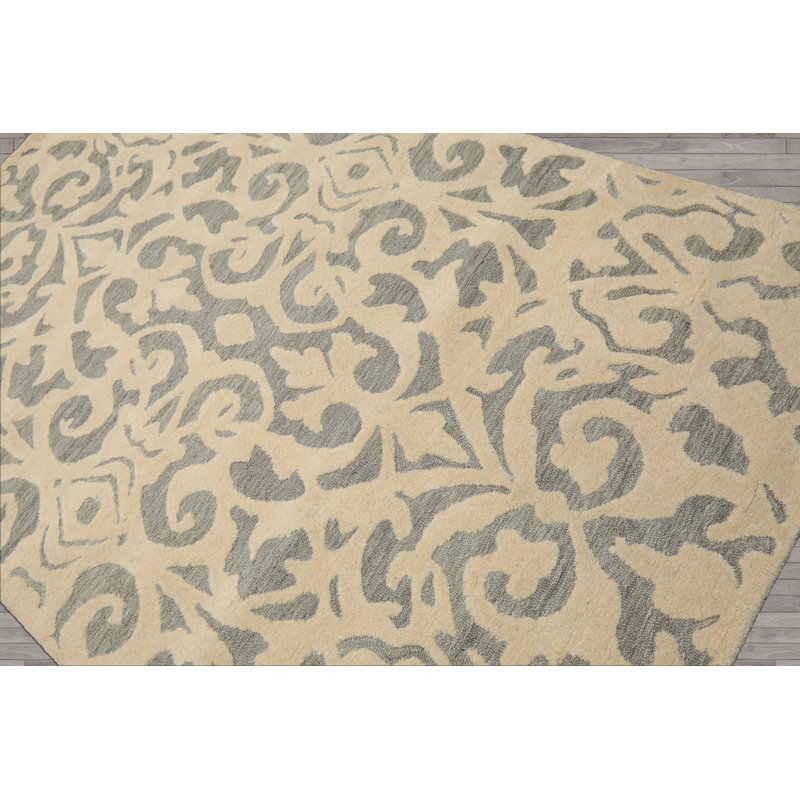Tapis en laine touffeté à la main 5 x 8 po