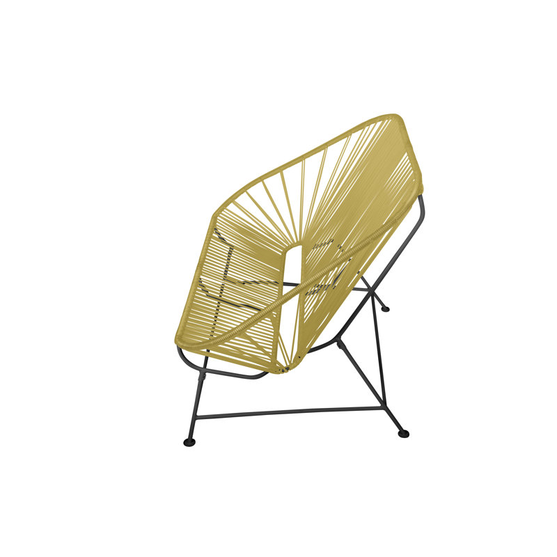 InLove Indoor/Outdoor Handmade Loveseat, Caramel/Black
