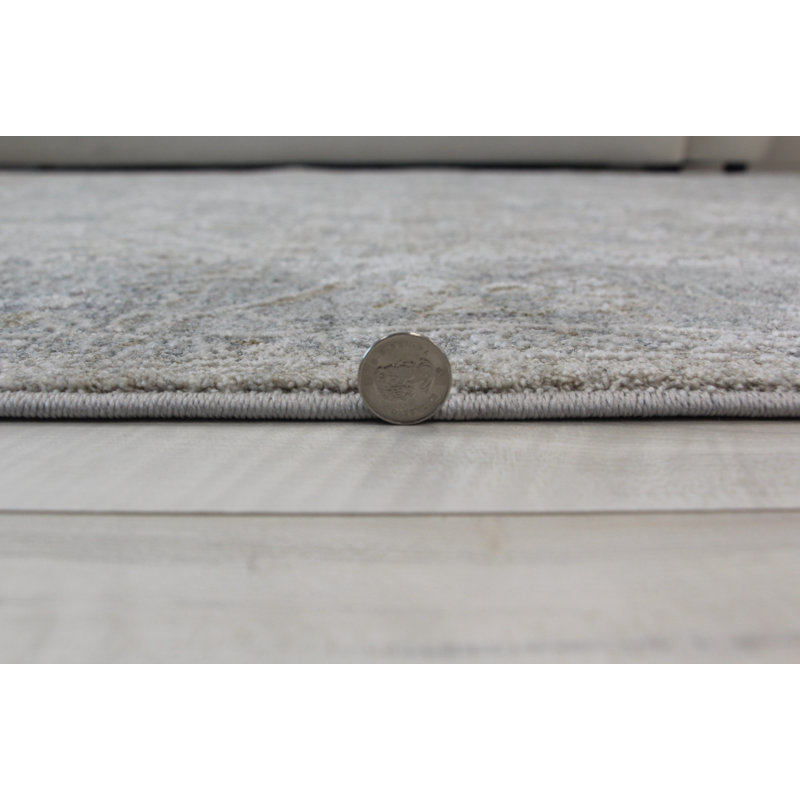 Tapis doré tissé à la machine 5 pi x 8 pi Southwestern