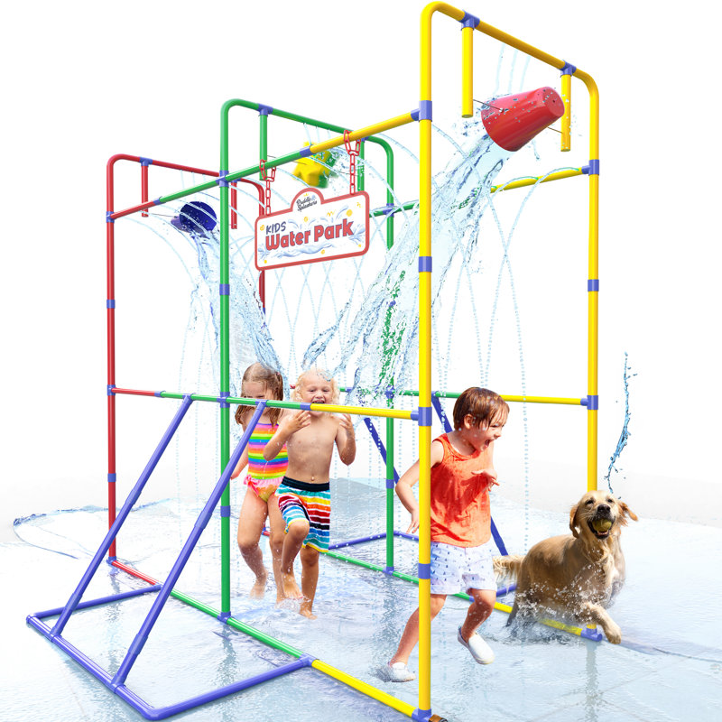 Stargo Waterpark Kids Sprinkler with Dump Buckets