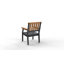 Ensemble de 4 fauteuils de salle à manger d'extérieur en PEHD avec coussin All-Weather