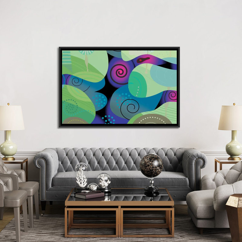 « porto vallarta effect », impression sur toile, H 18 po x l 26 po x P 1,5 po, Toile avec cadre noir, Pas de tapis