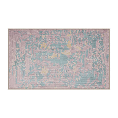 Machine Washable Beige Area Rug