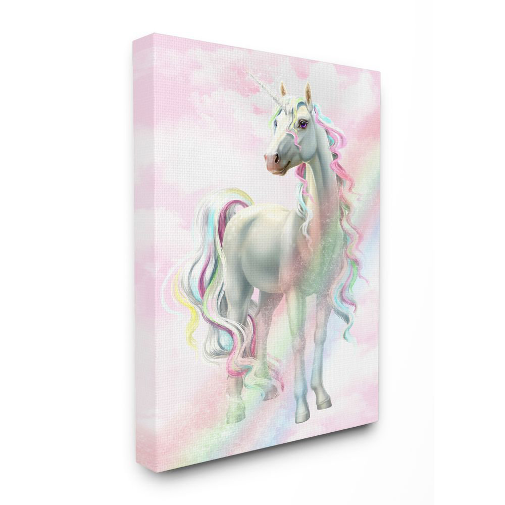 " Unicorn Rainbow Clouds Pink Children's Dream Fantasy " Zoomie Kids 
