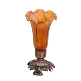 Amber Pond Lily Table Lamp