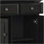 Amherst - Armoire de rangement pour hall d'entrée - Brun hickory