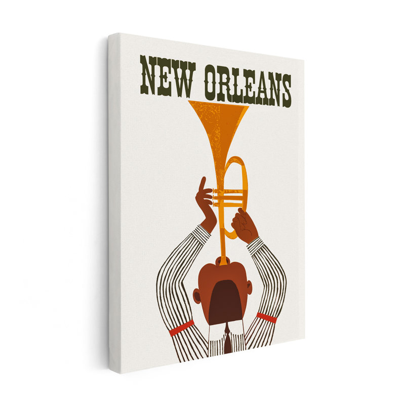 New Orleans No1, Sans cadre, Affiche, H 12 po x l 16 po