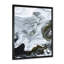 Marbre noir et blanc abstrait liquide - peinture sur toile-67417934-67417924