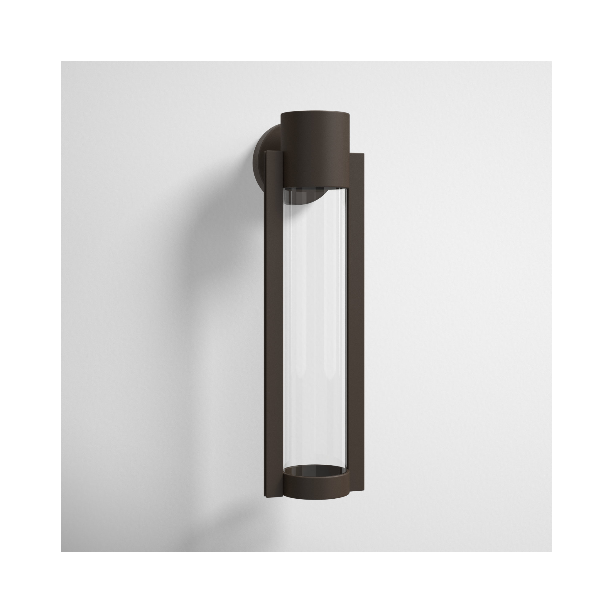 Eddy Aluminum 20'' H LED Outdoor Wall Light, Antique Bronze