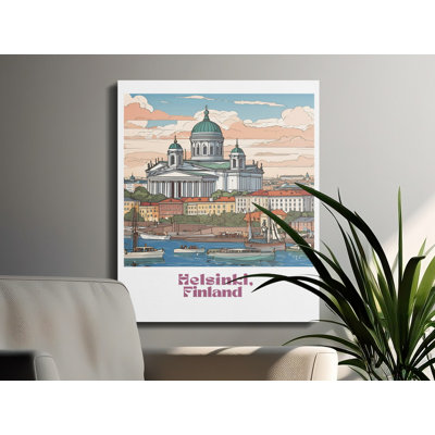 Courson Wrapped Canvas Print Set