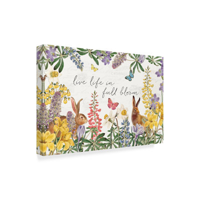 "Jardin de Pâques I" par Katie pertiet - reproduction d'art sur toile