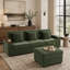 Oversized Modular Sectional Couch with USB Cup Holders Storage and Bluetooth Speaker-1351048129