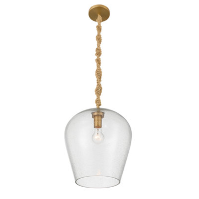 Luminaire suspendu 1 lumière Elyric 12,75 "