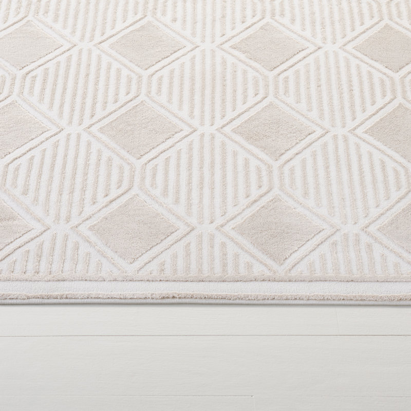 Tapis ivoire / beige Kimberley, Rectangle 5 pi x 7 pi