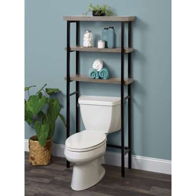 Rangement autoportant au-dessus de la toilette Jewliana l 27,5 po x H 61,75 po x P 9,5 po