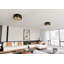 Leonardville Fabric Flush Mount-69425505-69425506