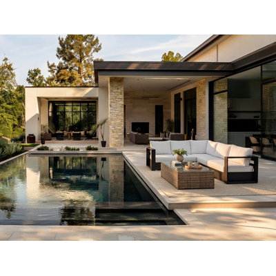 Slow Down Outdoor Sectional (Beige)