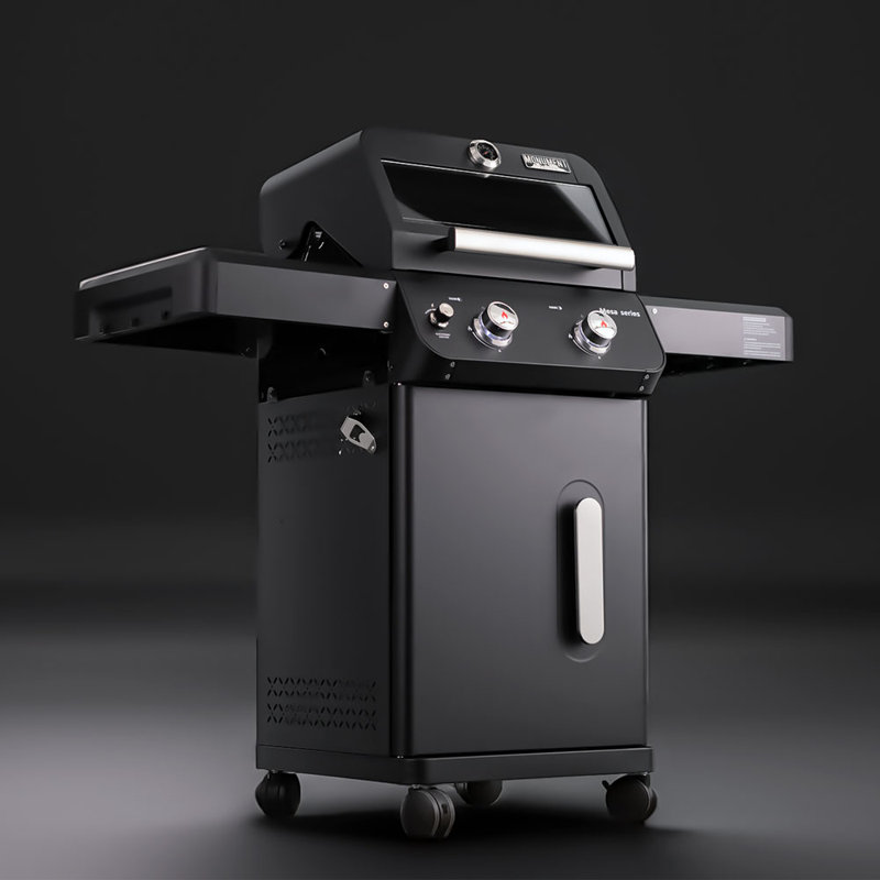 Monument Grills Mesa Series 2-burner Free Standing Stailless Liquid Propane 24000 Btu Gas Grill With Cover