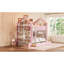 Lits superposés doubles avec rangement, structure en bois MDF, chambre d'enfant moderne-1421787280
