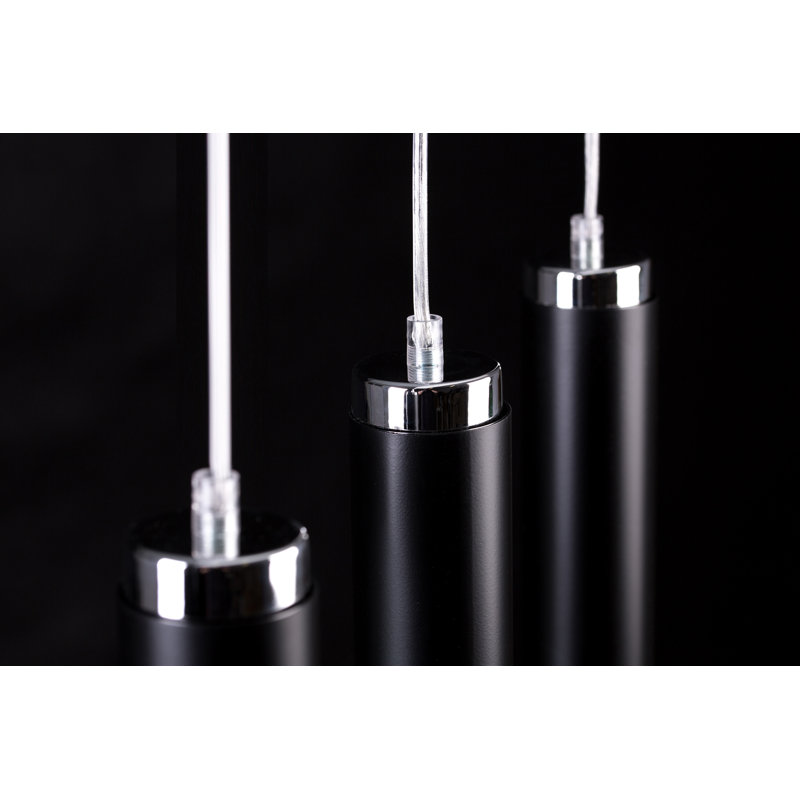 Eberle 3 - Light Cluster Pendant, Black
