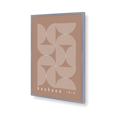 Affiche de composition brun Bauhaus II