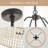 4-Light Dimmable Wood Beaded Chandelier Dia 22 Inch