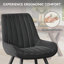 Modern Dining Chairs 54.8*46.9*83.2cm Tech Fabric Upholstery with Stylish Design Sofa-Level Cushioning Pet-Friendly Durable Scratch Resistant for Kitchen Dining Room or Home Office-1034794734-1013287189