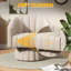 Ensemble de 2 fauteuils pivotants rembourrés surdimensionnés-291338552