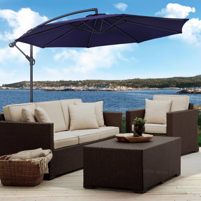 Atanase 120" Round Cantilever Umbrella