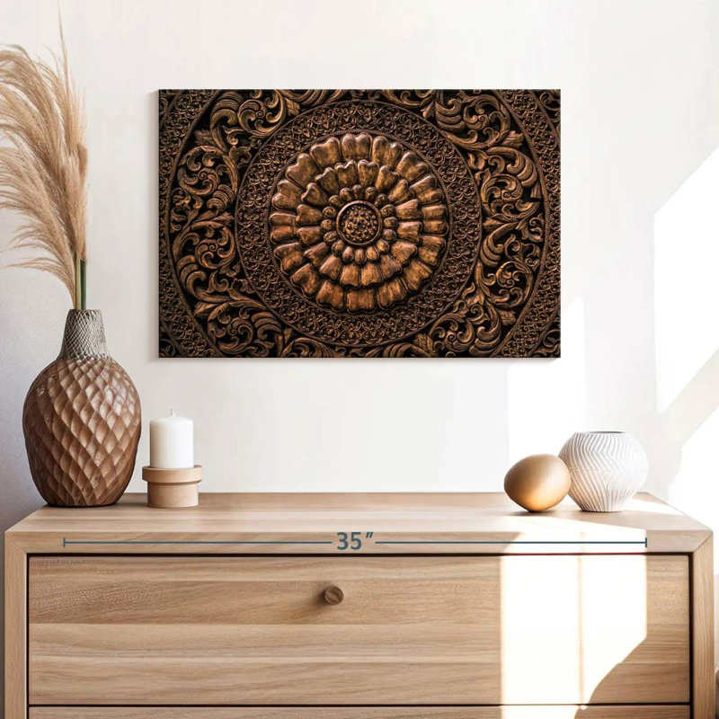 Sculpture florale ronde Senne